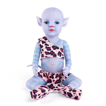 12 Polegadas Avatar Noite de Luz Cheia Vinil Macio Renascer Bebê Realista Boneca Recém-Renascido Menina Brinquedos de Presente LOL Para a Menina Crianças