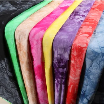 50x140cm Impressão de Tie-dye de Retalhos de Gelo de Seda, de Pano de Algodão Anti-rugas Tecido Respirável, Costura, Tecido DIY Artesanal Acessórios