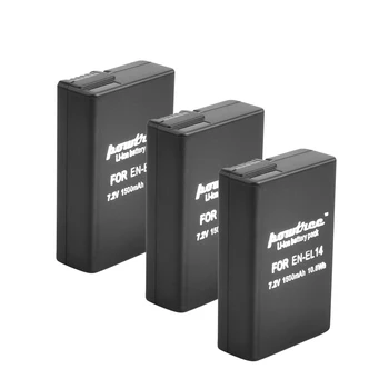 7.2 V 1500mAh bateria EN-EL14-Bateria Recarregável para Nikon P7200 P7700 P7100 D5500 D5300 D5200 D3200 D3300 D5100 D3100 L50