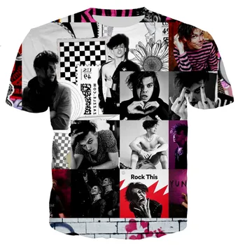 Hip Hop Yungblud Homens/mulheres Nova Moda Cool 3D Impresso T-shirts Estilo Casual Tshirt Hip Hop Camisas