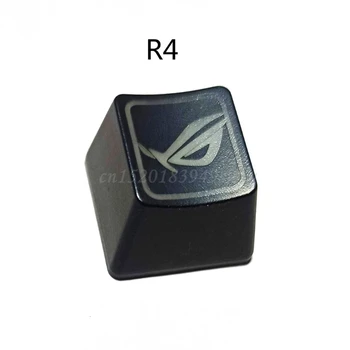 1PC DIY ABS Retroiluminado Teclado Mecânico tecla cap R4 Altura Personalidade Translúcido chave cap ESC para ROG