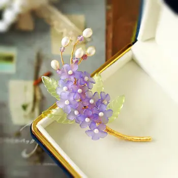 SINZRY Original jóias artesanais acessório natural de pérola, flor vintage broches pin para as mulheres