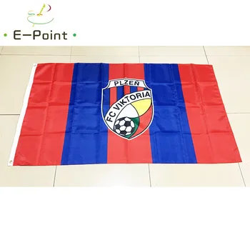 República checa FC Viktoria Plzen 3ft*5 pés (90*150cm) Tamanho Decorações de Natal para a Casa Bandeira Bandeira Presentes