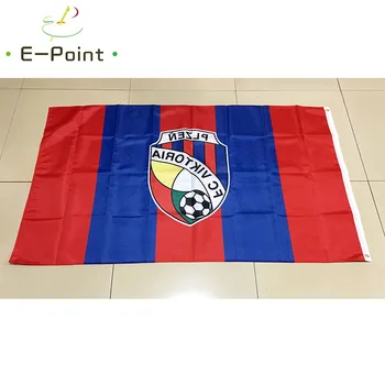 República checa FC Viktoria Plzen 3ft*5 pés (90*150cm) Tamanho Decorações de Natal para a Casa Bandeira Bandeira Presentes