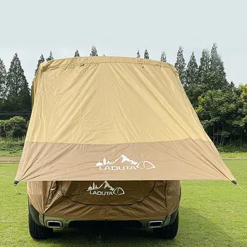 Tronco de carro Tenda de Sombras à prova de chuva Tour Churrasco ao ar livre Auto-Tour de condução Churrasqueira de Camping Carro Cauda Extensão de Barraca