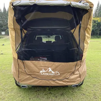 Tronco de carro Tenda de Sombras à prova de chuva Tour Churrasco ao ar livre Auto-Tour de condução Churrasqueira de Camping Carro Cauda Extensão de Barraca