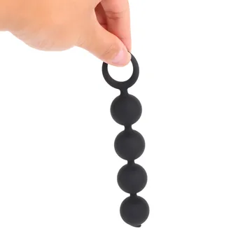 4pcs de 25mm Anal Esferas de Silicone Plug anal Brinquedos Sexuais para as Mulheres Vaginal Bolas de Plugues Homens Massageador de Próstata Adultos, Jogos de Casais Erótico