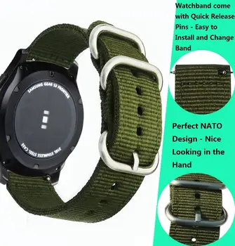 18/20/22mm da Otan, alça para Samsung Galaxy watch 46mm/42mm/Ativo 2 bandas Engrenagem S3/Fronteira Huawei assistir GT 2/Amazfit Bip pulseira