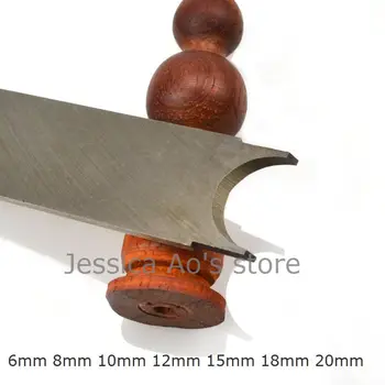6 8 10 12 15 18 20 mm de Contas Faca de Madeira Ferramenta para Torneamento de Aço Branca Bolas Redondas Cortadores de Lâmina de Bodhi Mão Cadeia de Ferramentas de Torno