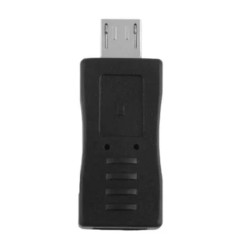 Universal Mini USB Fêmea para Micro USB Conector Macho Adaptador Conversor Adaptador do Cabo de Estoque
