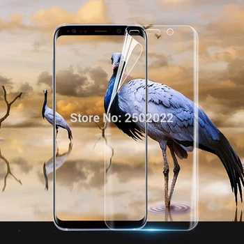 5PCS Película Protetora Para Galaxy S9 S8 S6 S7 Borda Mais Suave Protetor de Tela em 3D Full 8S 9S 8 9 7 6 S9Plus S8Plus (Não de Vidro)