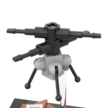 MOC Marte 2020 Vinheta Espaço Criativo Série de Mini Street View Blocos de Construção Tijolos Coleção Cena Modelo de Brinquedos Para Crianças