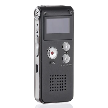SK012 Profissional Mini Gravação Digital Pen 8GB de Áudio, Gravador de Voz, Portátil, Leitor de MP3 Dictaphone