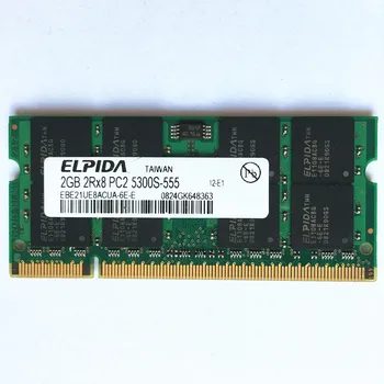 ELPIDA DDR2 CARNEIROS 2GB 800MHZ 2GB 667MHZ ddr2 Portátil de memória de 2GB 2RX8 PC2-6400 5300 ddr2 2gb 667 carneiros