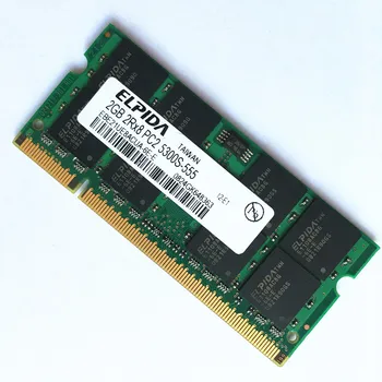 ELPIDA DDR2 CARNEIROS 2GB 800MHZ 2GB 667MHZ ddr2 Portátil de memória de 2GB 2RX8 PC2-6400 5300 ddr2 2gb 667 carneiros