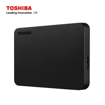 Toshiba A3 HDTB410YK3AA Canvio Noções básicas de 500GB, 1TB, 2TB disco Rígido Externo Portátil USB 3.0, Preto