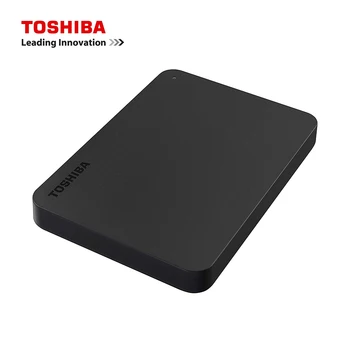 Toshiba A3 HDTB410YK3AA Canvio Noções básicas de 500GB, 1TB, 2TB disco Rígido Externo Portátil USB 3.0, Preto