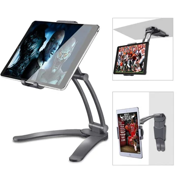 Rotação Monitor Portátil de Parede Mesa Suporte de Metal Ajuste Para Abaixo de 17,3 polegadas do monitor Tablet para Telefone Celular