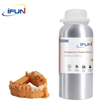 IFUN Impressora 3D Resina de Alta precisão Bio-compatível, Coroa provisória de Resina para LCD/DLP Impressora 3D