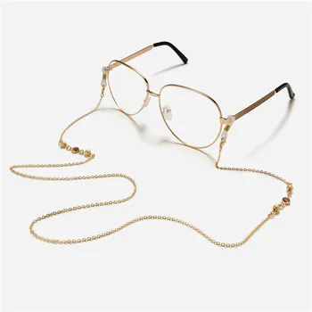Diamante de vidro Óculos Cadeia de beleza das mulheres de óculos de leitura cadeia de óculos anti-perda de óculos de corda óculos de decoração