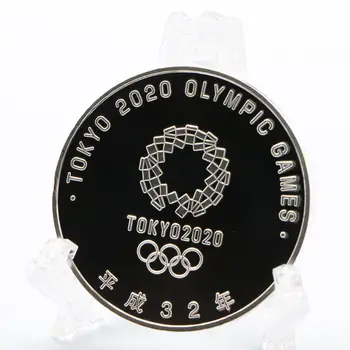 Japão Olímpicos De 2020 Jogo De De Ouro De Prata Banhado A Moeda Comemorativa De Lembrança Desafio Colecionáveis Coleção De Presente