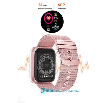 2021 Inteligente Relógio Mulheres Homens Inteligentes relógio Para Android IOS Monitor de Sono Eletrônica do Esporte Relógio de Controle de Música Smartwatch Horas