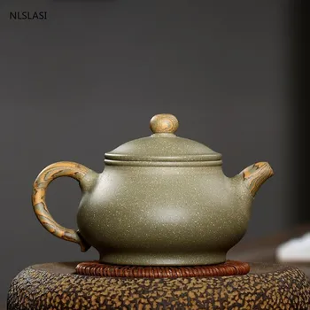 Yixing Clássico chá de panela Roxo filtro de Barro, Bules de chá de beleza chaleira minério Cru Feijão Verde Barro Artesanal de Chá Autêntica 250ml