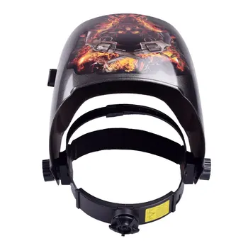 Solda Elétrica Máscara Capacete De Auto Escurecimento Ajustável De Soldagem Lente De Solda Eletricista De Equipamentos De Proteção De Disco Rígido Da Caixa De Embalagem
