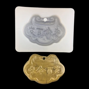 10 Estilos de Guanyin Buda Chinês Tradicional Amuleto de Molde Yin Yang Taiji Pendente da Jóia de Encantos Molde de Resina de Fundição de Moldes T84A