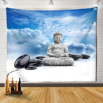 Tapeçaria pendurada na parede Indiano Buda poliéster toalha de praia Boêmio de fundo a decoração home da parede de arte de vários tamanhos