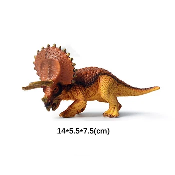 Dinossauro Triceratops As Figuras Do Brinquedo Artesanal De Brinquedos Para O Menino Modelo De Figuras De Animais Iluminação Decoração Coleção