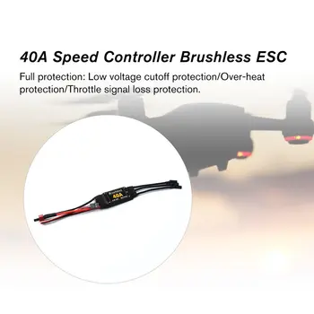 40A Controlador de Velocidade Brushless ESC Drone Helicóptero FPV Partes Multicopters Componentes Duráveis RC Brinquedos Acessórios de Aeronaves
