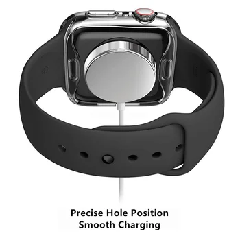 Capa para Apple caixa de Relógio de 44mm 40mm iwatch 38mm 42mm TPU macio protetor de tela Acessórios para apple assista caso 6 5 4 3 Se
