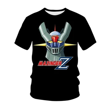 Filme de Anime Robô Mazinger Z 3d Impresso T-shirt dos Homens de Moda Streetwear T-shirt Meninos E Meninas Tops Roupas de Crianças