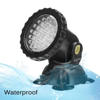 LED Luzes Subaquáticas Lâmpada Impermeável do RGB 36leds 100-240V Submarino, Ponto de Luz para a Piscina Fontes Lago Jardim do Aquário