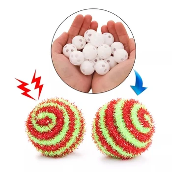 10pcs 24mm Squeaker Plástico Guizo Sino Bolas, Brinquedos de DIY Chocalho Esferas de Ruído Chá de Bebê de Enfermagem Pulseiras, Colar de Crianças Bens