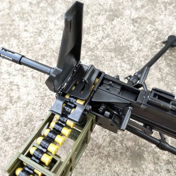 1/6 4D Arma Bloco de Brinquedos US M2 Pesada metralhadora, Lançador de militares da arma de Modelo para 12inch Figura de Ação Sença de DIY