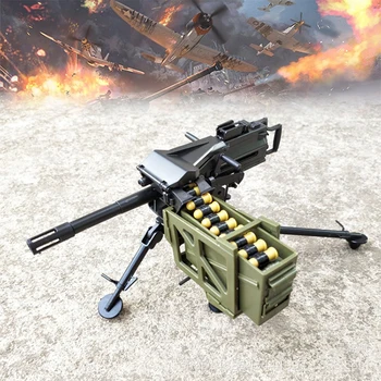 1/6 4D Arma Bloco de Brinquedos US M2 Pesada metralhadora, Lançador de militares da arma de Modelo para 12inch Figura de Ação Sença de DIY