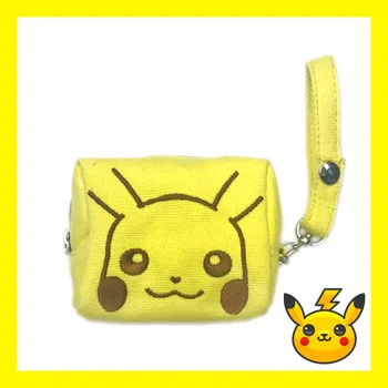 A TAKARA TOMY Anime Periférica Crianças dos desenhos animados Bonitos Bolsa da Moeda do Pokemon Pikachu Snorlax Eevee Decoração única bolsa bolsa mini