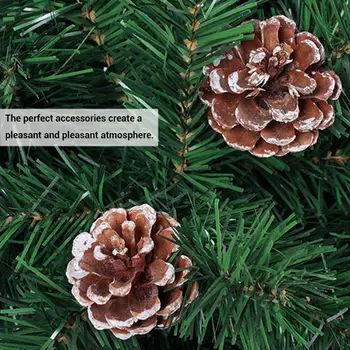 Mini Decorativos Pinha Pinhas Pinha Para Árvore De Natal Toppers Vaso Tigela De Enchimento Mostra De Artesanato De Decoração De Casa