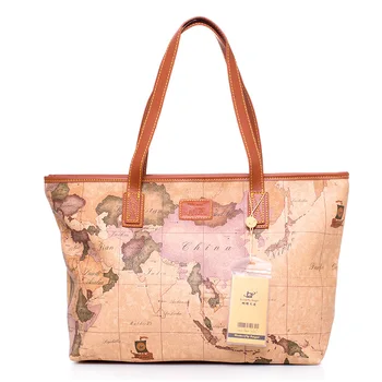 De Alta Qualidade À Prova D'Água Retro Mapa Senhoras Messenger Moda De Bolsa Bolsa Bolsa De Ombro Fashion Travel Tote Bag