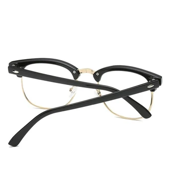 Metal Metade Armação de Óculos de Leitura com Presbiopia Óculos Masculino Feminino visão Muito Óculos com força +0.5 +0.75 +1.0 +1.25 A +4.0