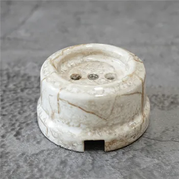 Europeia retrô vintage porcelana tomada de parede, sem terra, 240V,16A