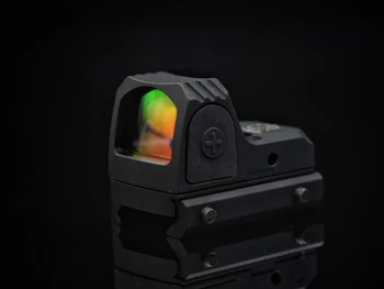 Pistola Glock Ou Espingarda Tática Red Dot 2MOA 1x22 Reflexão Vista Aumentar a Montar Mini-RMR Óptico de Espelho