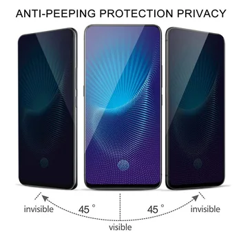 Privacidade Completa Protetor De Tela Para Huawei P Smart Pro 2021 Anti Spy Brilho De Vidro Temperado