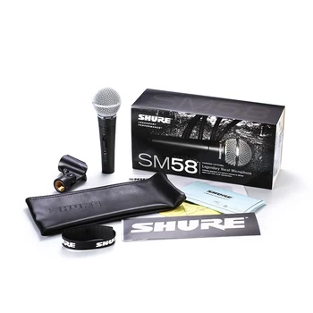 Microfone Shure sm58/sm58s com Fio Cardióide Vocal Profissional Dinâmico Micro para o Microfone do Karaoke KTV, Palco de Desempenho