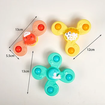 Baby Spin Top Banheira Brinquedos De Menino Banho Das Crianças Otário Giratório Ventosa Brinquedo