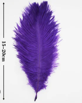 30pcs 15-20cm de 6 a 8 polegadas natural de Penas de Avestruz nas Artesanato chique Pena de Jóias plumas, Penas de casamento DIY pena acessórios a296