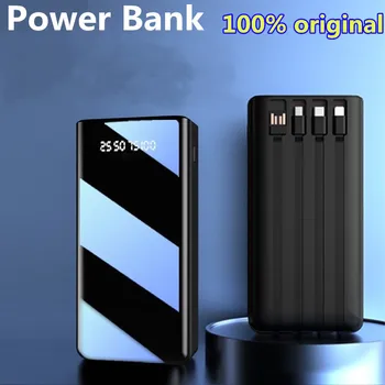 Novo Banco de Potência 100000mAh TypeC Micro USB de Carregamento Rápido Powerbank Display de LED Externo Portátil Carregador de Bateria Para o telefone tablet