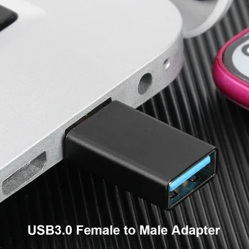 USB 3.0 Adaptador de extensão do F/M M/M F/F USB, UM Conector de Extensão Conversor Adaptador Acoplador Para PC Computador Telefone OTG